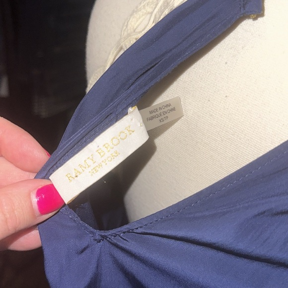 Ramy Brook Scottie Smocked Mini Dress EUC - Picture 9 of 9